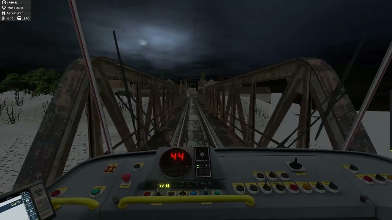SIMT simulátor linka 5 z Oseka na Novozámeckou 