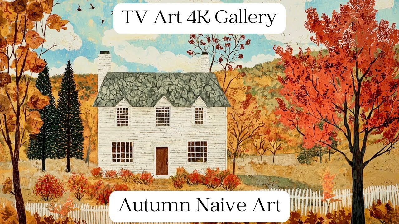Autumn Naive Art | Art Slideshow For Your TV | 9 Scenes | 3Hrs | 4K TV Wallpaper | Frame TV