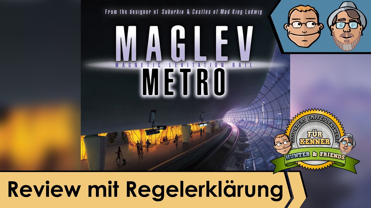 Maglev Metro – Brettspiel – Review und Regelerklärung