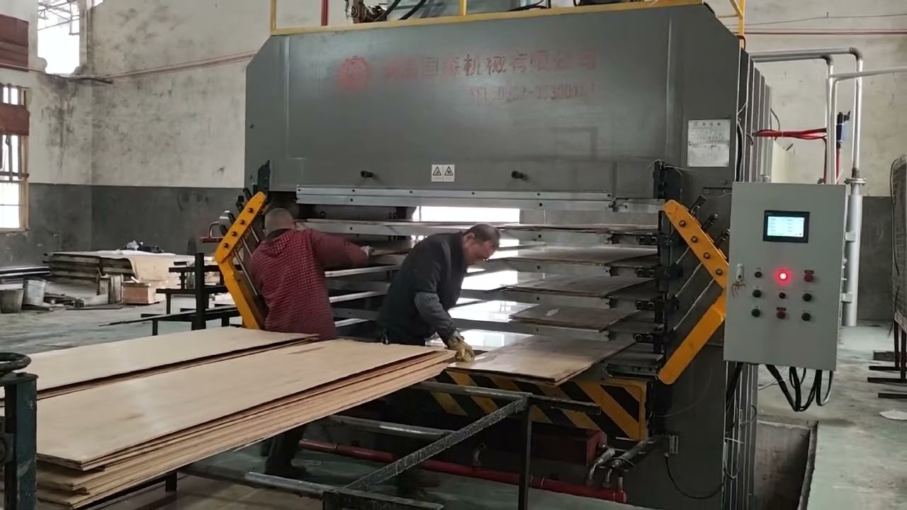 Bamboo board Hot Press Machine 