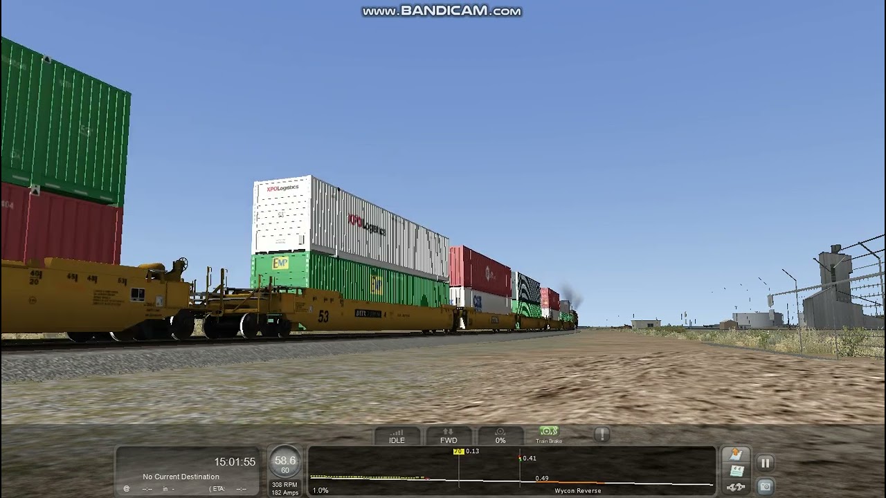 Train Sim Classic: A SD70M Leads A Priority Intermodal!