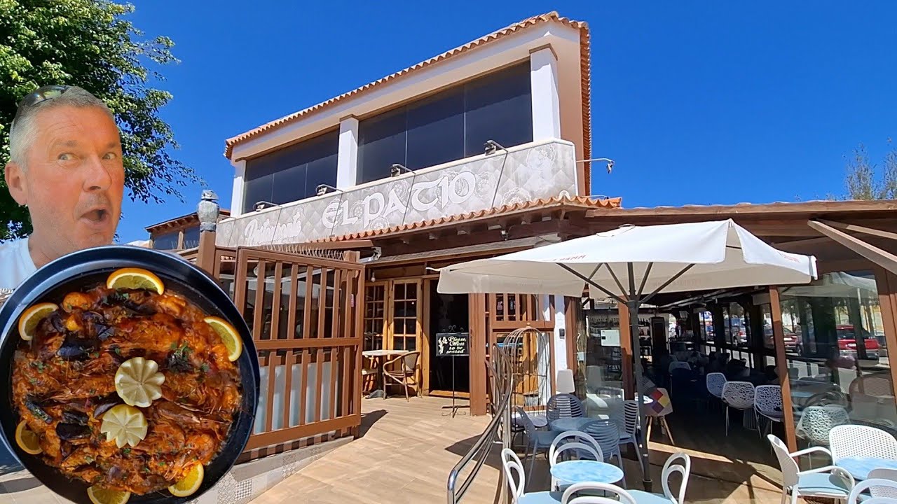 Fuerteventura Caleta de fuste, We try Local Spanish Food at EL PATIO as People RECOMMENDED IT !