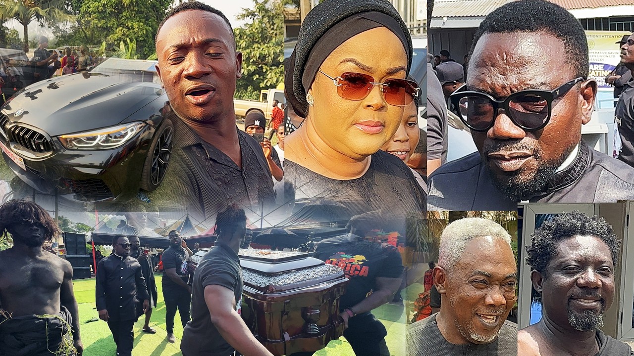 Vivian Jill & Salinco Show-Off Their Expensive Cars @Rev.Kwaku Boateng Mom's Funeral-All Stars Storm