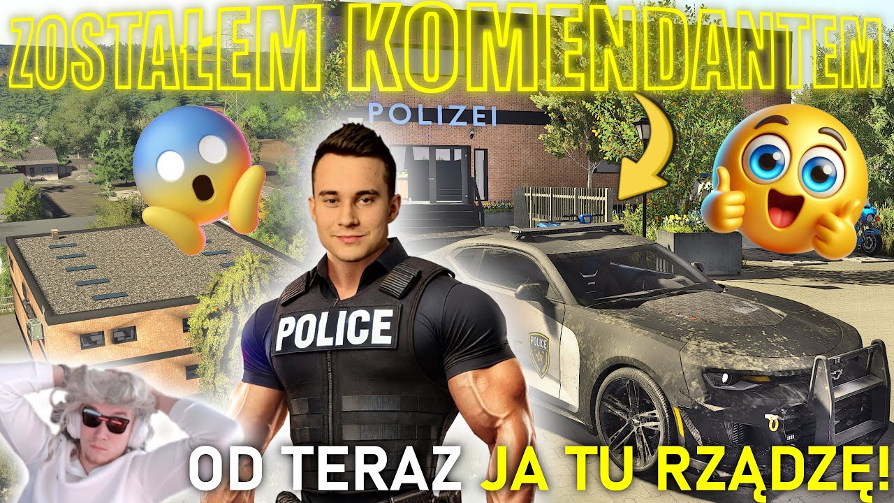 ZOSTAŁEM KOMENDANTEM! 😱 JAK TO SIĘ STAŁO? 🤩 OD TERAZ KOMISARIAT POLICJI JEST MÓJ 🔵 