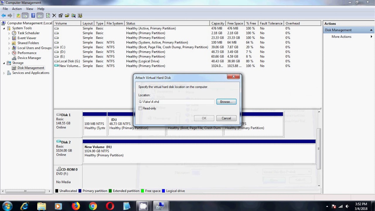 Create Unlimted Fake HardDisk Drives On Windows