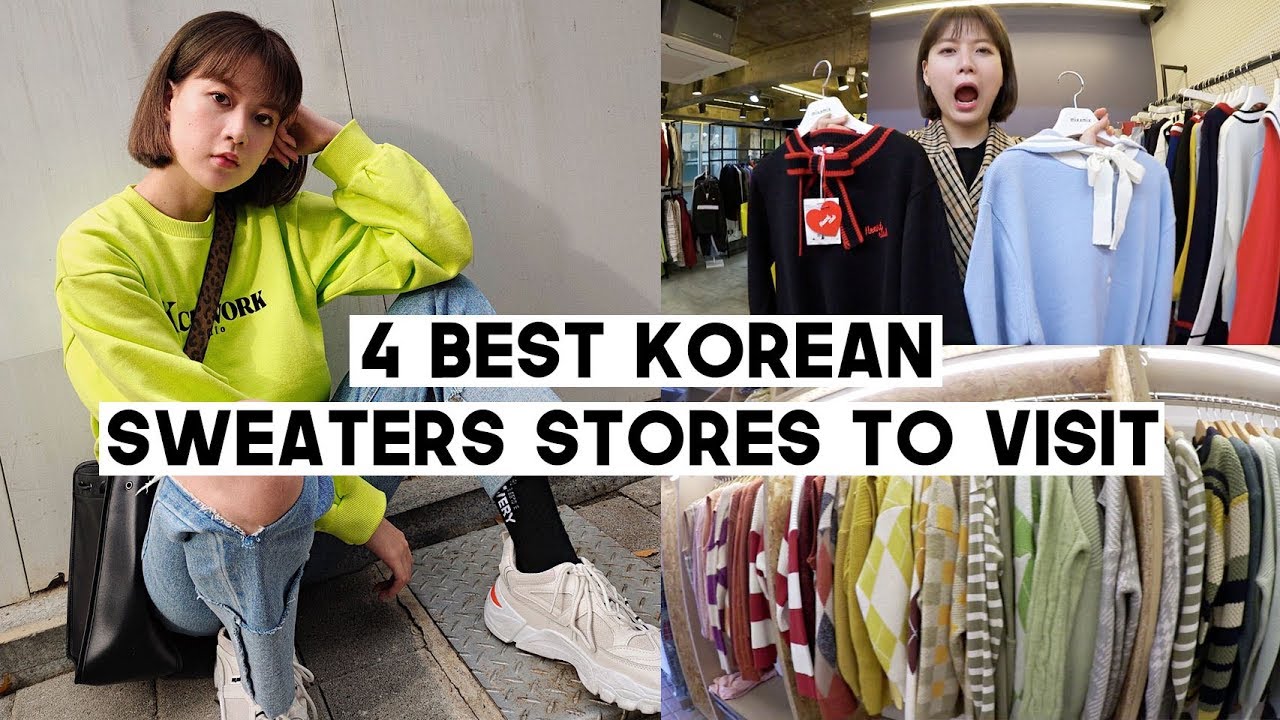 4 BEST Korean Sweaters & Cardigans Stores You Must Visit (Hongdae) | Q2HAN