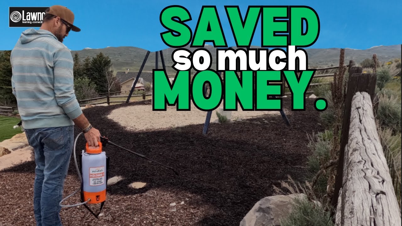 I Saved Hundreds Doing this. BLACK MULCH DYE.