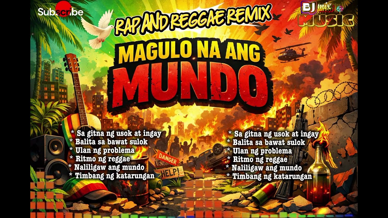 MAGULO NA ANG MUNDO😔🌿 | RAP AND REGGAE REMIX | BJ mix Music | PLEASE SUBSCRIBE 😊!! 