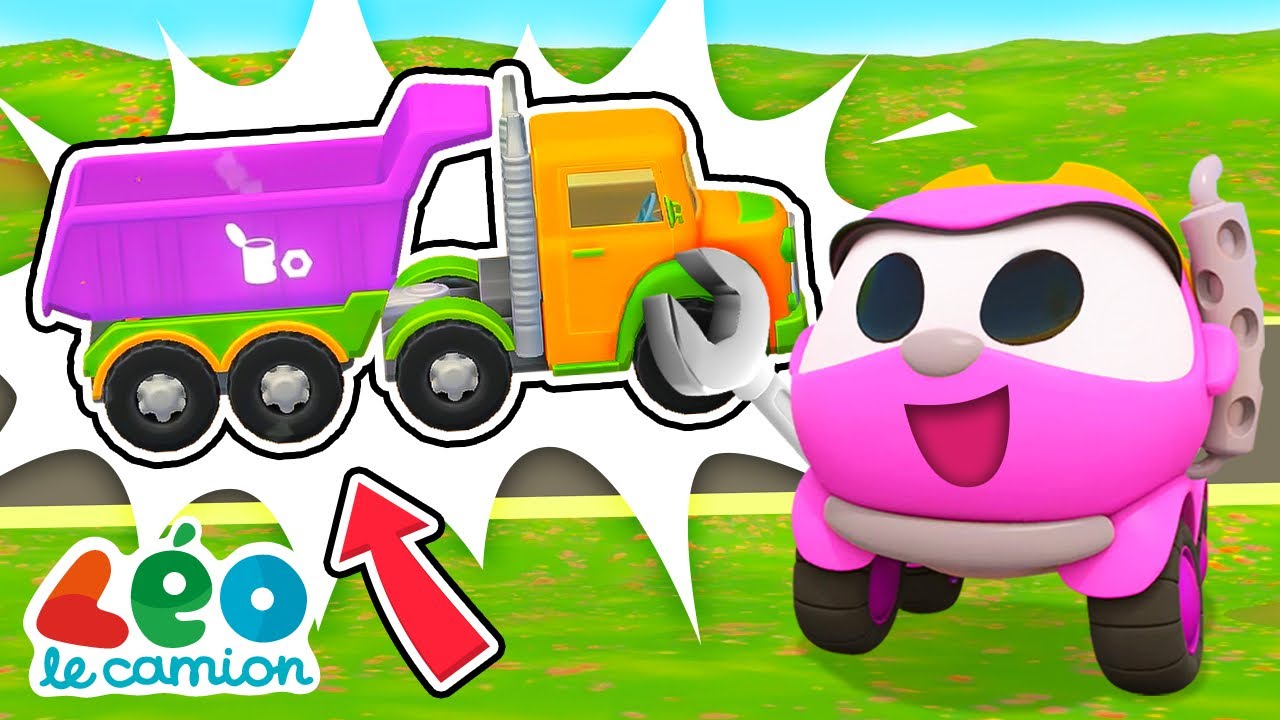 🎮 Gameplay de Monde de Léo. Jouons ensemble!🚛 Animation pour enfants en français