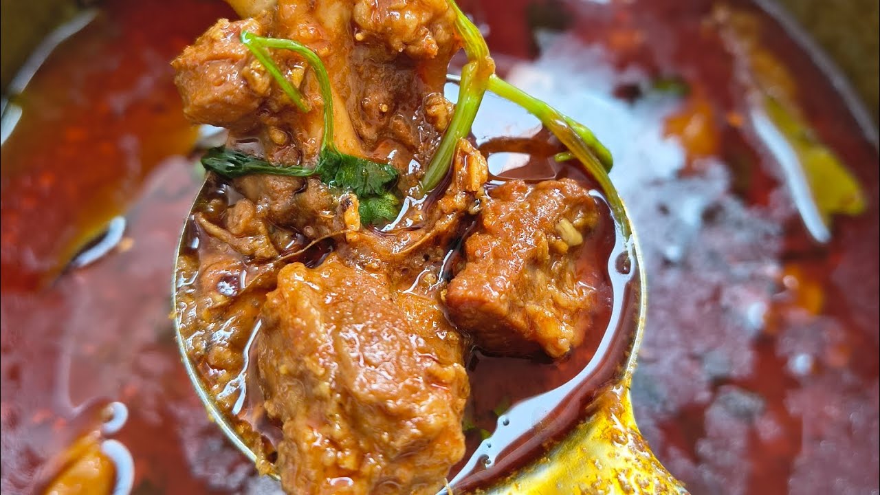 Telangana style spicy gravy mutton curry🐐|mutton curry ఒక్కసారి ఇలా వండితే ఎప్పుడూ ఇలానే వండుతారు|