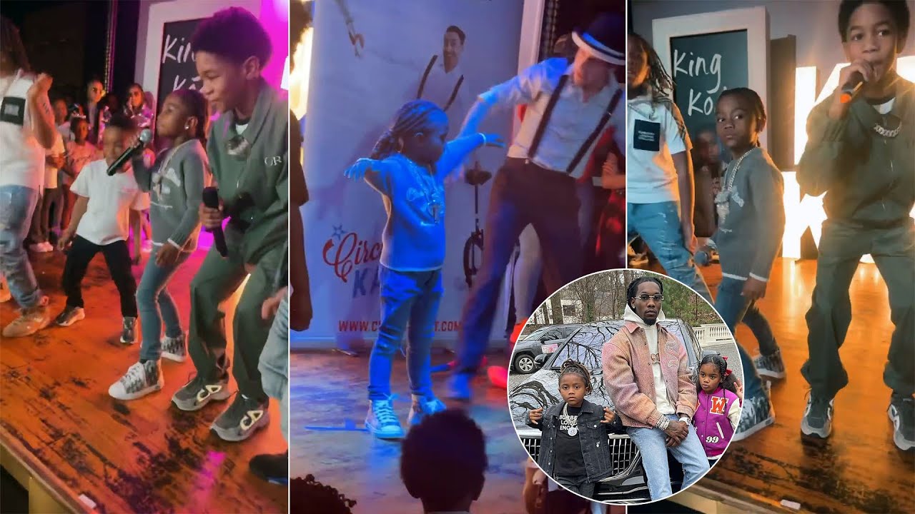 Offset's Son Kody Performs Like His Daddy at His 7th Birthday Party! 😍
