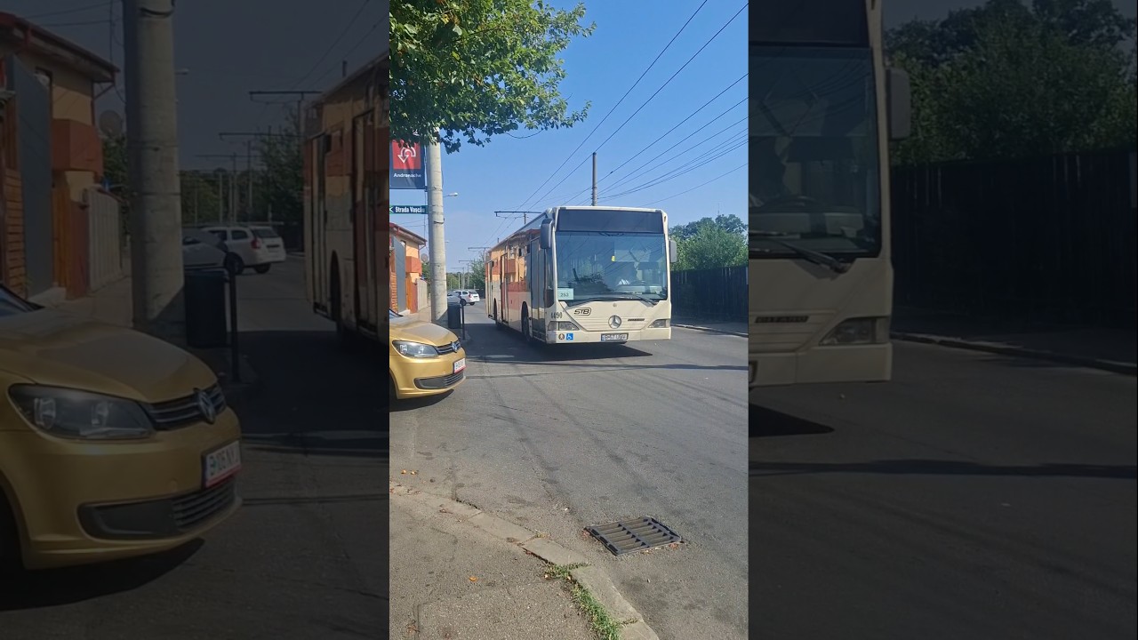 Autobuzul MBC Euro 3 #4490 merg&acirc;nd spre statia Balotului pe linia 253