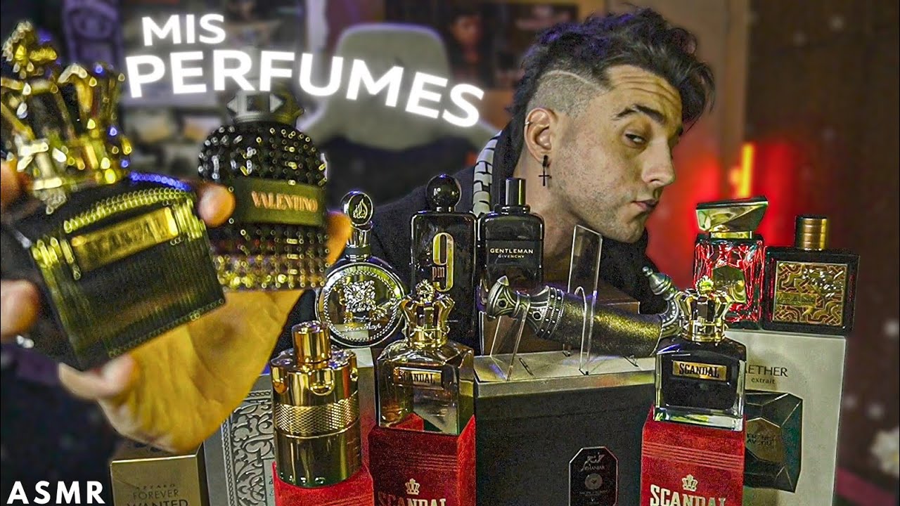 ASMR - Te ENSEÑO Mis PERFUMES 😴 (ASMR Español Argentina)
