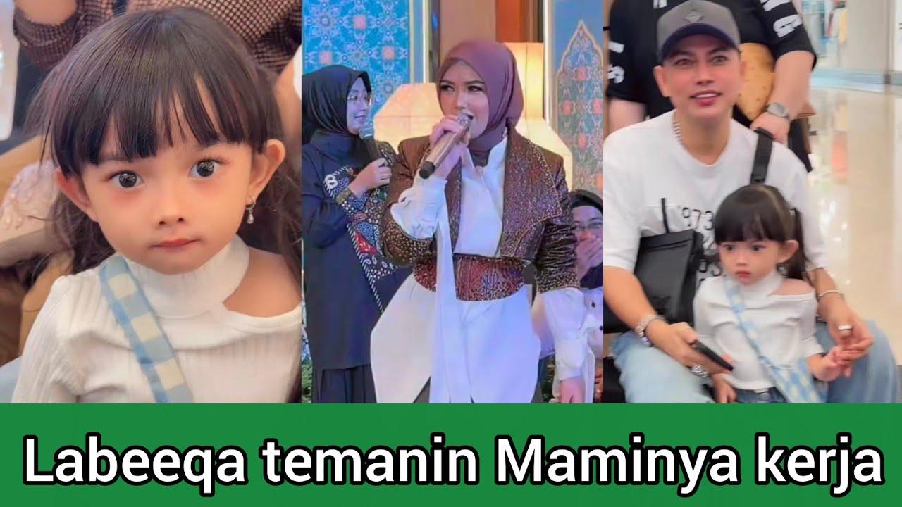 Fikoh Lida acara di Bekasi ditemanin anak & suaminya