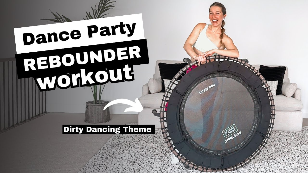 Dirty Dancing Mini Trampoline Workout | All Levels Rebounder Routine | Fun 80s Fitness