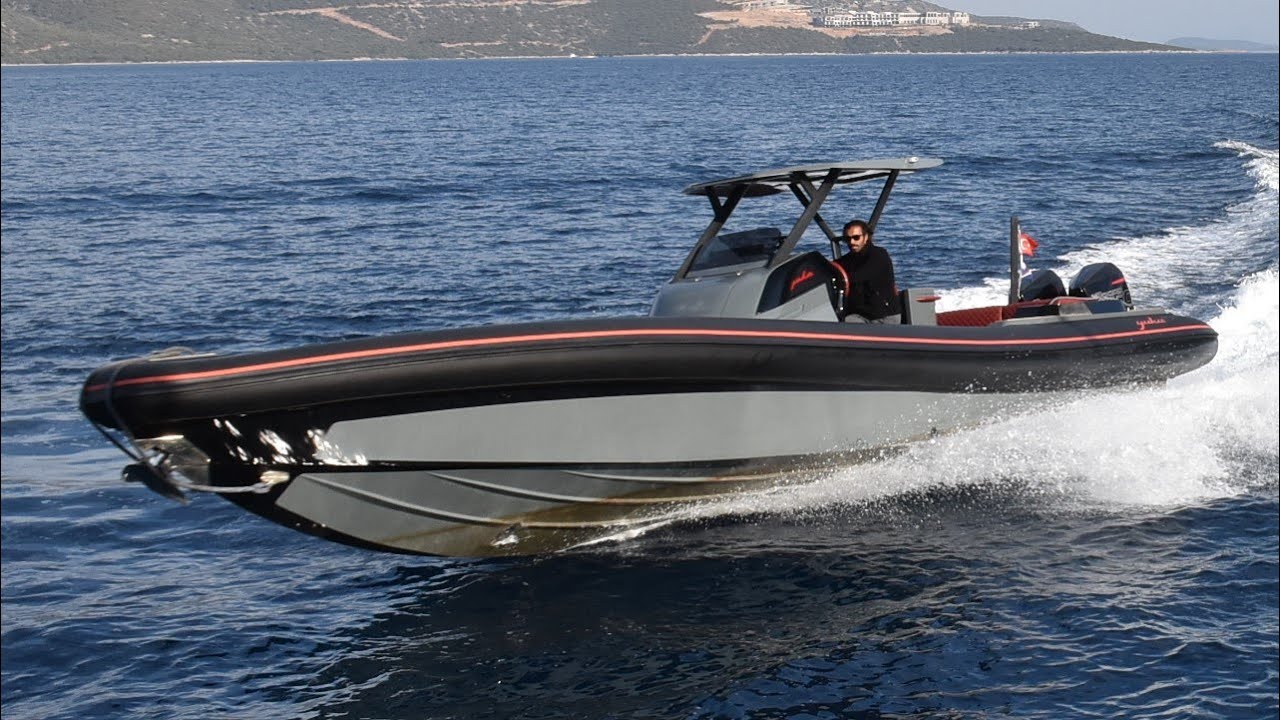900 hp  RIB BOAT 56 Knots Speed Test and Full Walkthrough