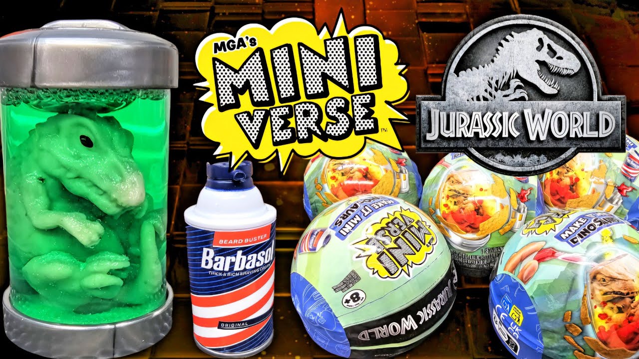 BRAND NEW MGA's Miniverse Jurassic World figures unboxing & Review!!!