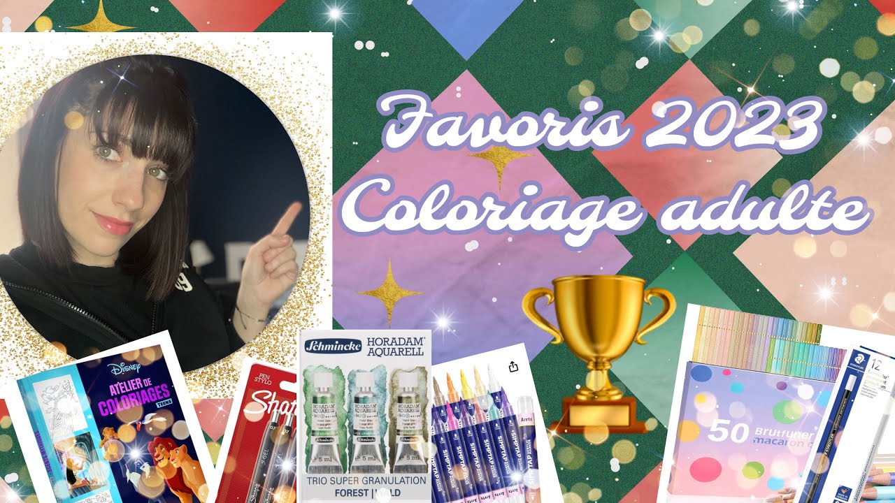 Big Favoris 2023 coloriage adulte- Livres & Matériels- Best of 2023🏆🥇
