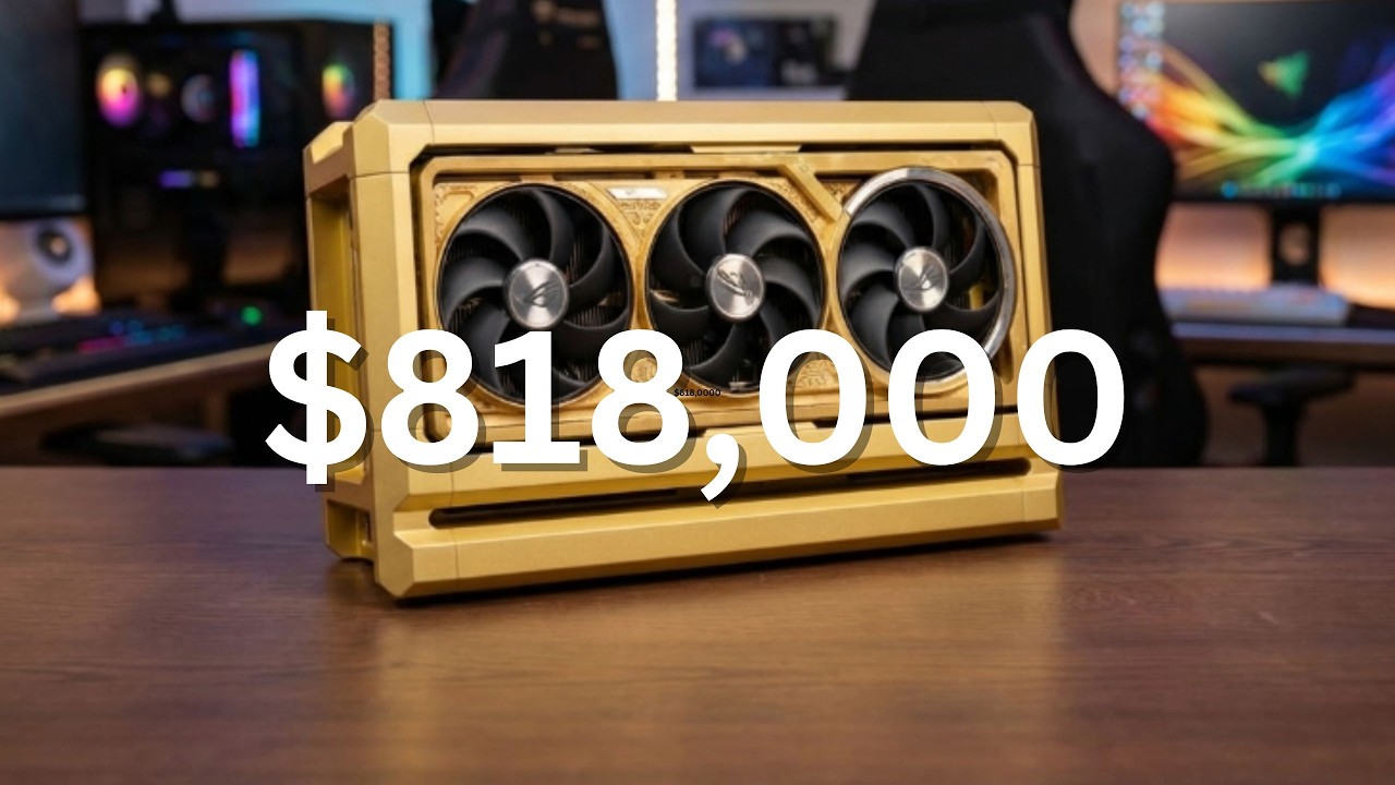 $818,000 NVIDIA RTX 5090 GPU