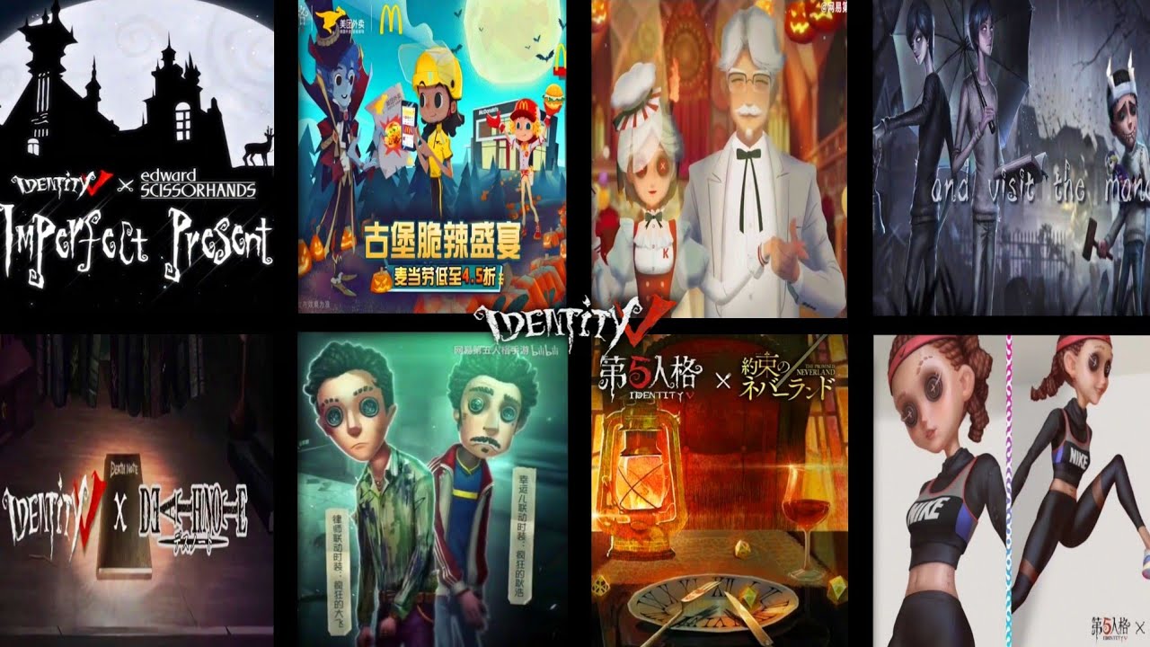 TODOS LOS CROSSOVERS DE IDENTITY V 🤯 (REACCIÓN)