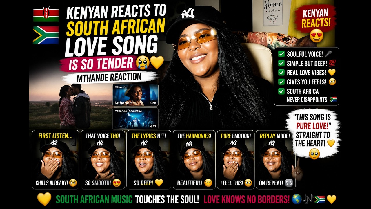 This South African Love Song Is So Tender 🥹💛 | Mthande Reaction