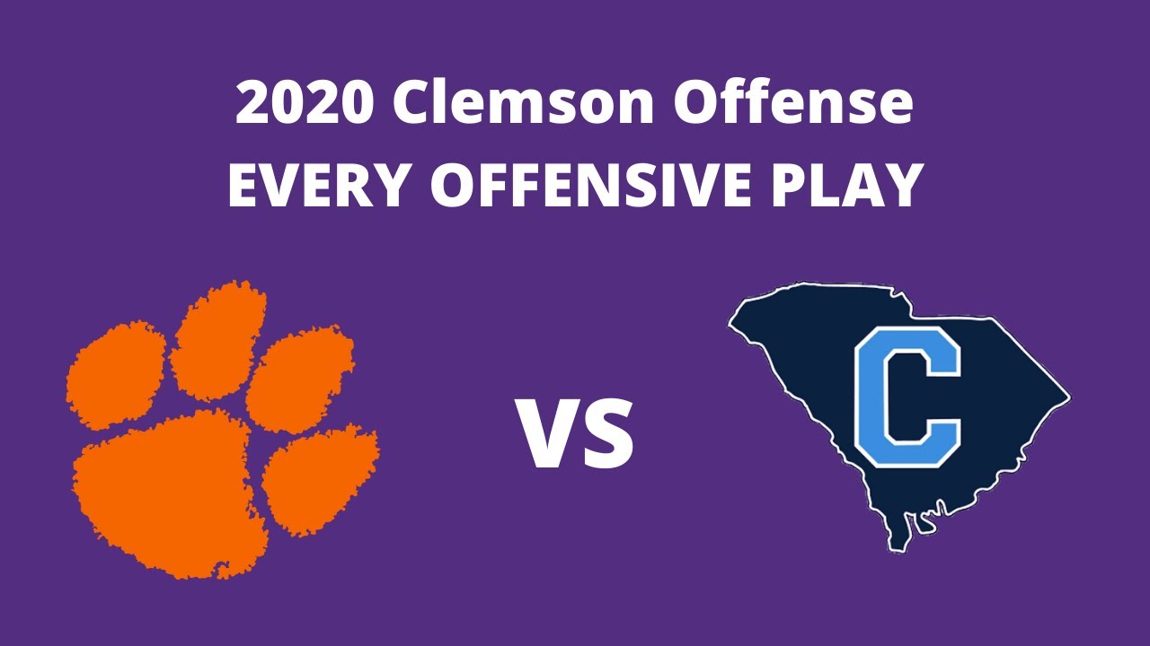 2020 Clemson Offense - Every Play vs The Citadel