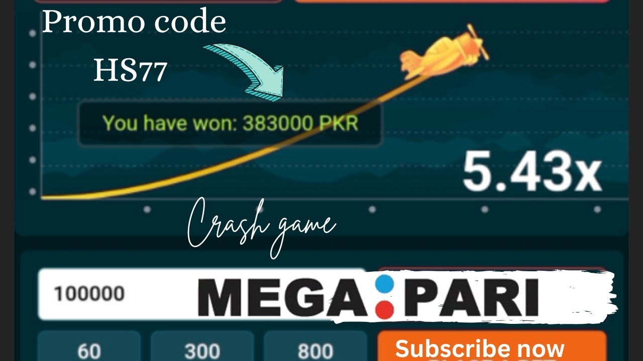 megapari crash game winning trick 💯 promo code HS77