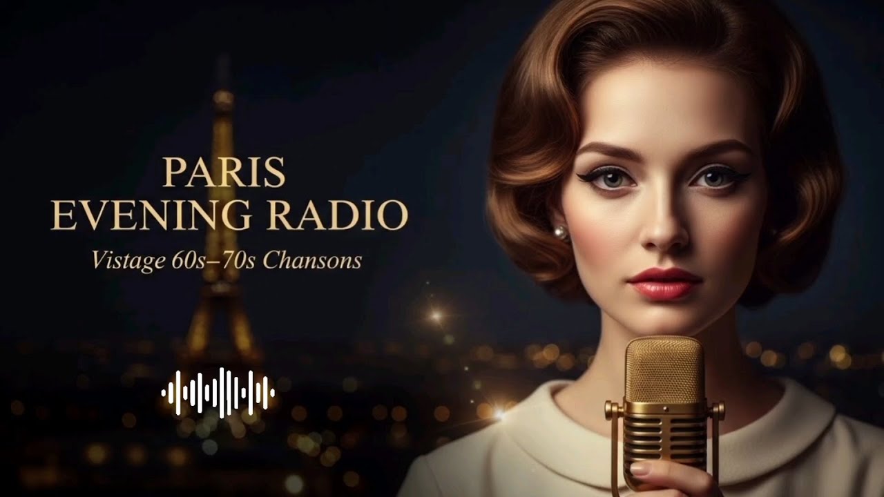 These Love Songs Played on Paris Evening Radio | Warm 1960s–1970s French Romance