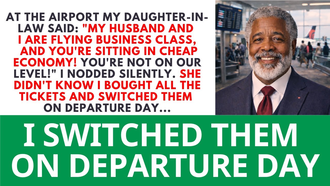 At The Airport, My Daughter-In-Law Said, ‘My Husband And I Are Flying Business Class, And You’re...