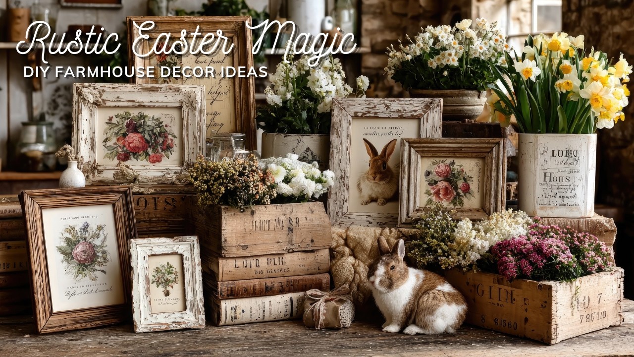 DIY Rustic Easter Decor 2026 🐰 | Vintage Farmhouse Easter Home Decor Ideas