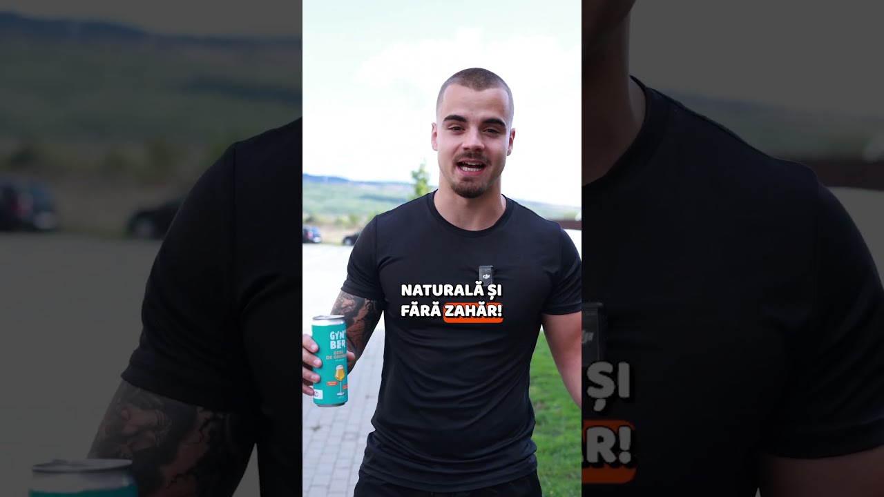 Berea GymBeer are gust intens, răcoritor (ghimbir + lămâie + agave)