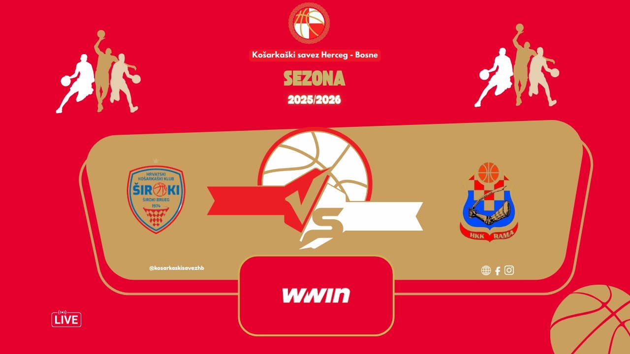 🔴 UŽIVO: HKK Široki 2 vs KK Rama | KSHB | Kolo 12 | 06.03.2026 | 19:00