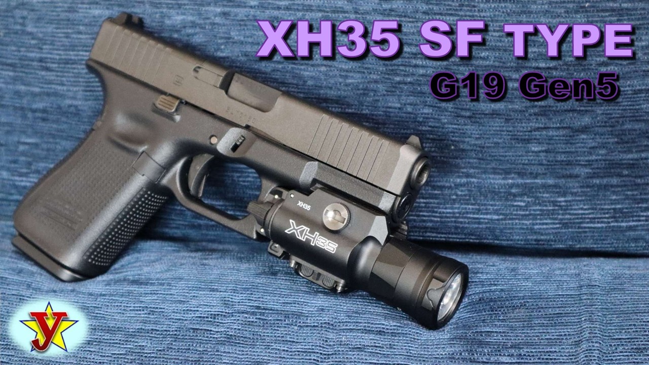 XH35 SF タイプ　ウェポンライトを GLOCK19 Gen5 MOS（東京マルイ） へ取付けて簡単に動画紹介をしてみました。ウェポンライト選びの参考にご活用くださいませ。