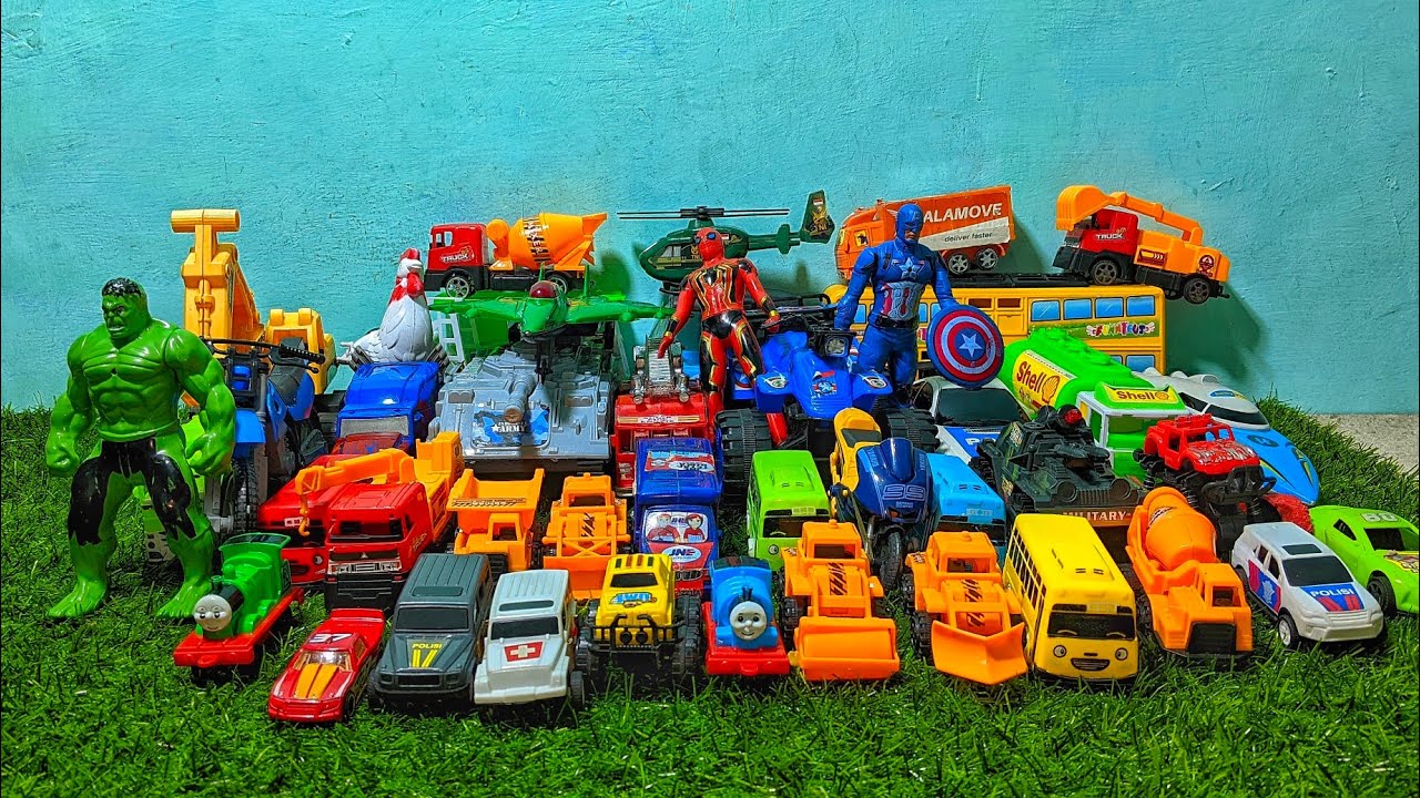Mobil Mobilan Truk Oleng , Mobil Truk Molen, Mobil Balap, Truk Pasir, Excavator, Mobil Roket, Damkar