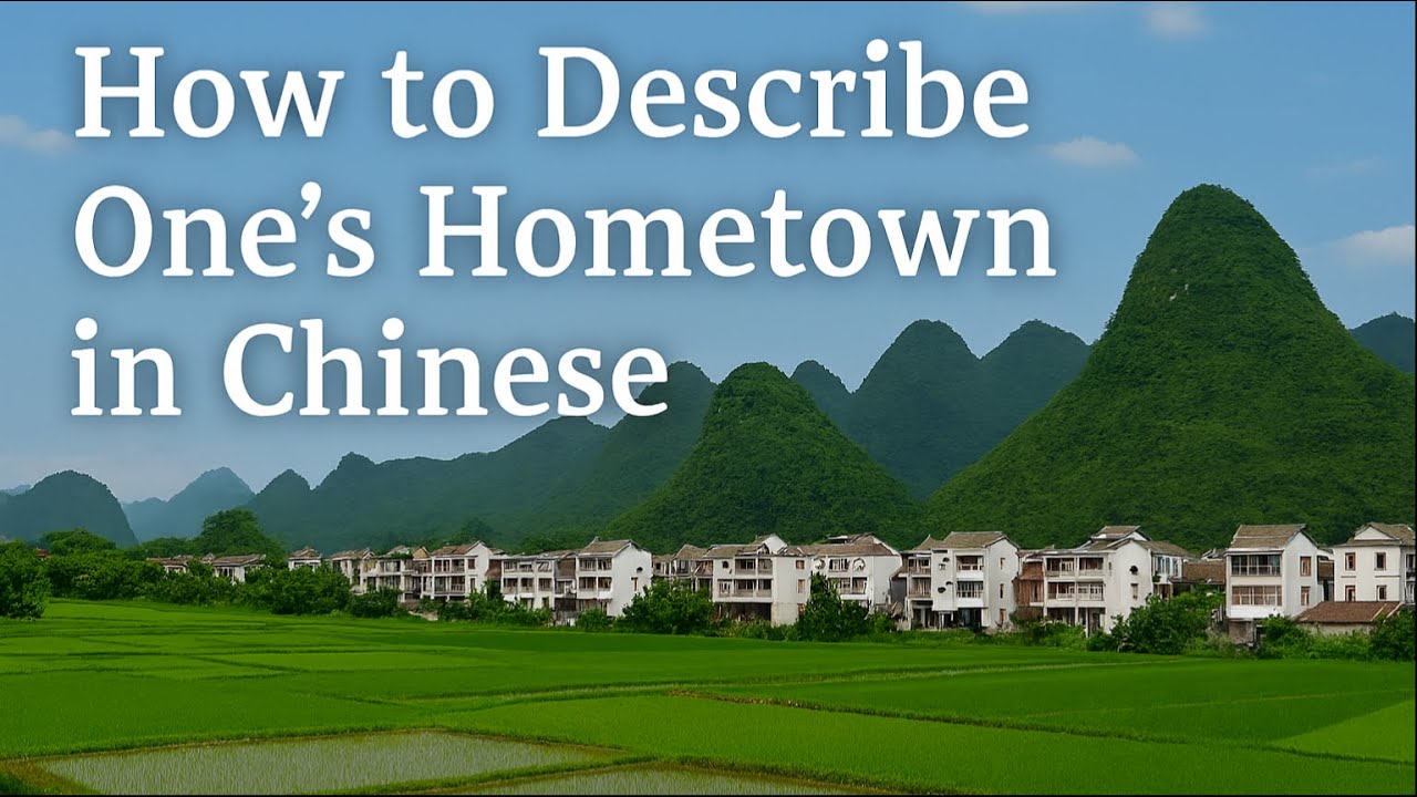 Chinese Speaking Practice (HSK3) | My Hometown in Mandarin