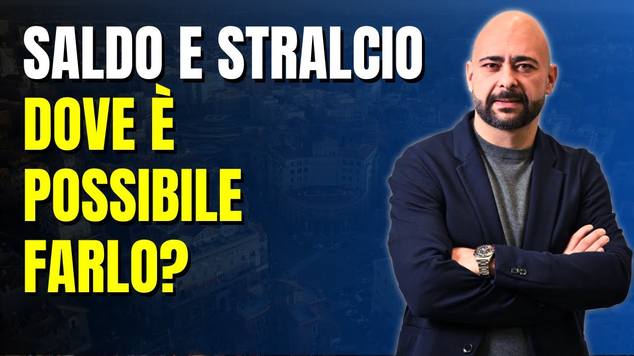 Saldo e stralcio, dove è possibile farlo?