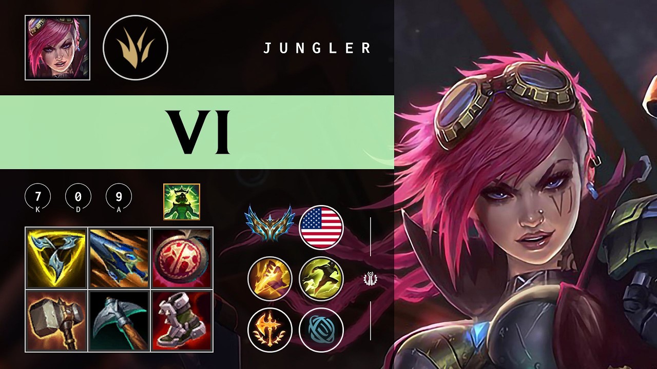 Vi Jungle vs Kha'Zix - NA Challenger Patch 26.02