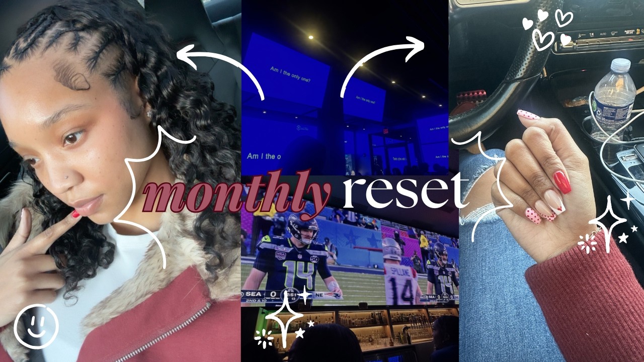 living alone diaries | monthly reset, new hair, essential shopping, vday nails + more