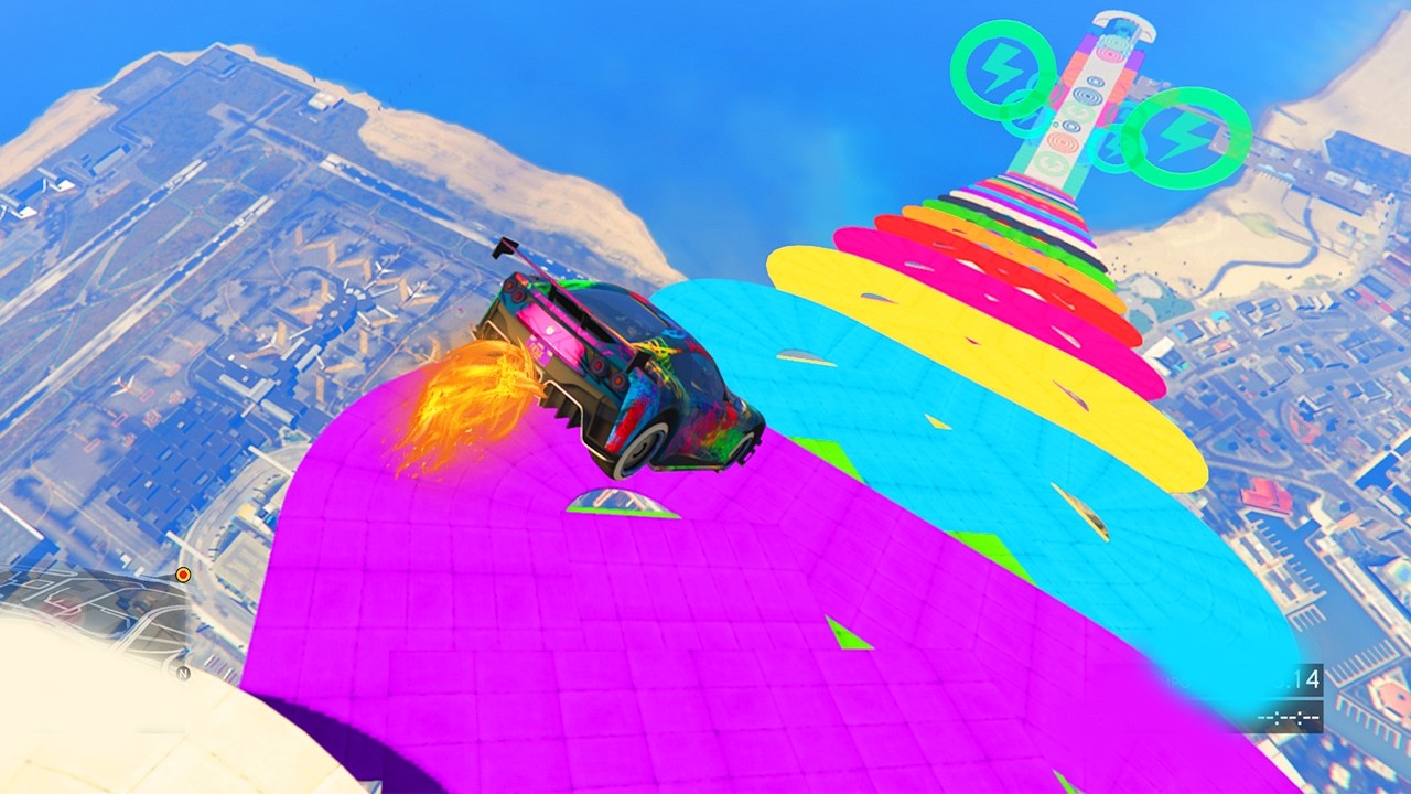 LA MEGA RAMPA MAS PELIGROSA DE GTA V