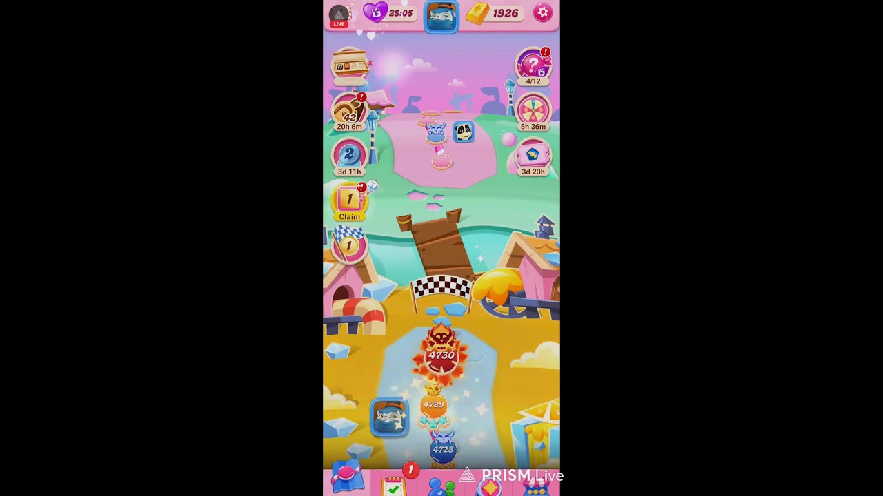 Candy Crush Level 4701 to 4730