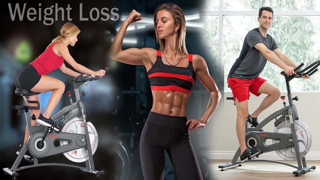 Weight Loss_Sunny Health and Fitness Endurance Magnetic Belt Drive Indoor Cycling Exercise Bike