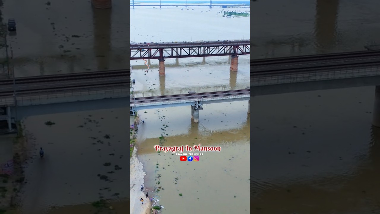 Prayagraj Flood #prayagraj #flood #mansoon #rain #ganga #prayagrajflood #shorts