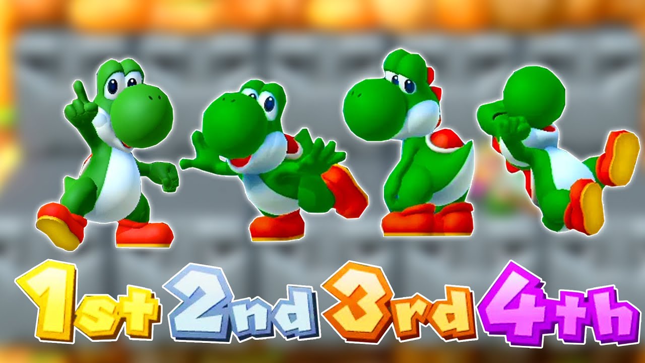 【マリオパーティ10】ヨッシーVsロゼッタVsワリオVsスパイク(COM最強 たつじん)