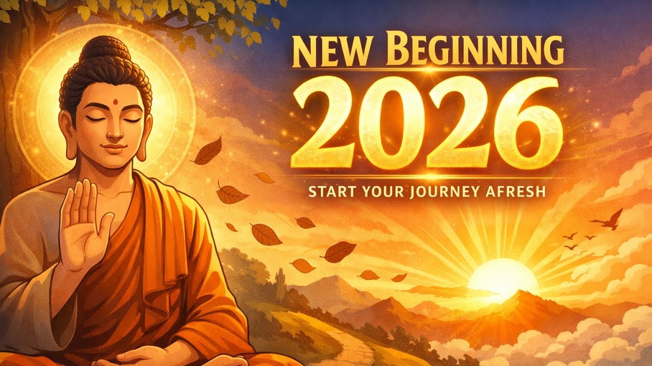 NEW BEGINNING 2026 | Start Your Journey Afresh | Buddha Motivation 