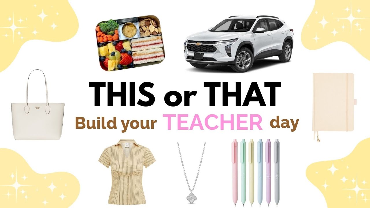 Build Your Dream TEACHER DAY ✏️📚🍎🏫 | THIS or THAT