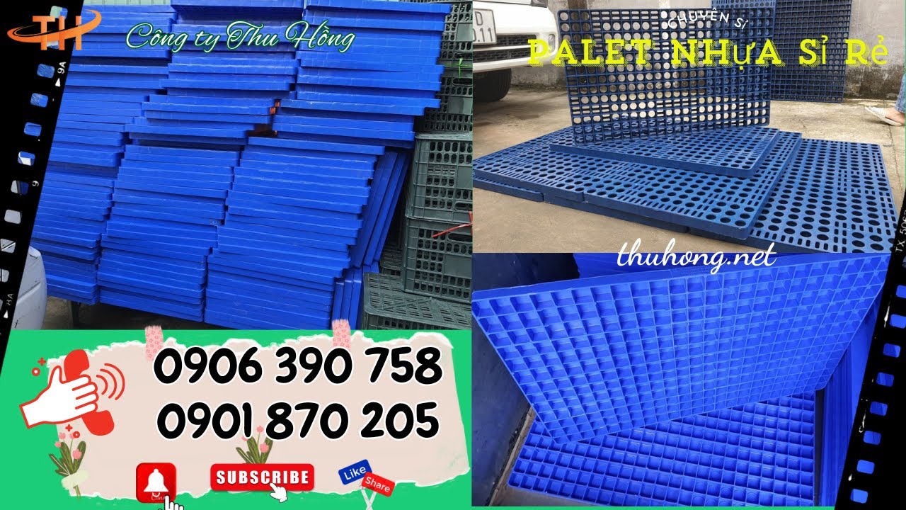 Mua sỉ giá rẻ pallet nhựa đủ mẫu mã 100% mới tại HCM