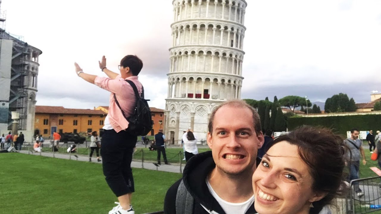 Vakantie Toscane Dag 4 - FIETSEN IN LUCCA EN DE TOREN VAN PISA