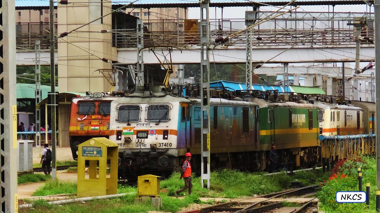 8 in 1 Early Morning Trains Arriving and Departing Yesvantpur Junction | 2 Special livery WAP7's