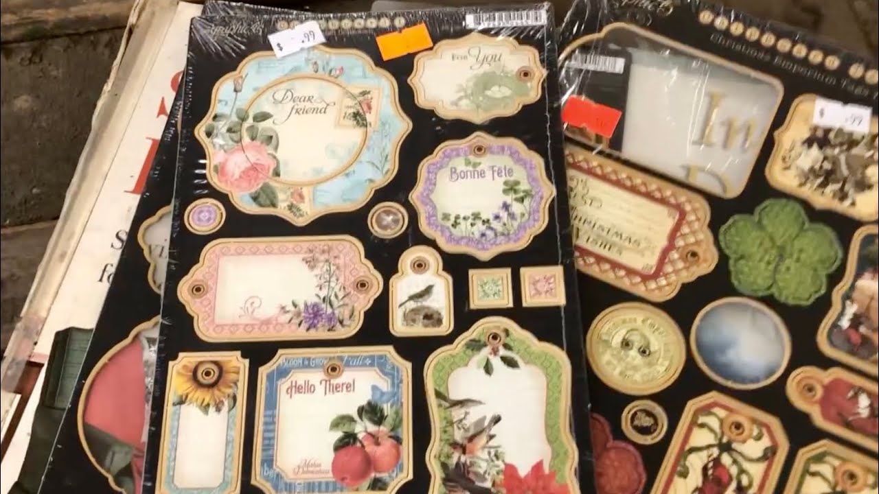 Thrifting for Junk Journal Supplies!