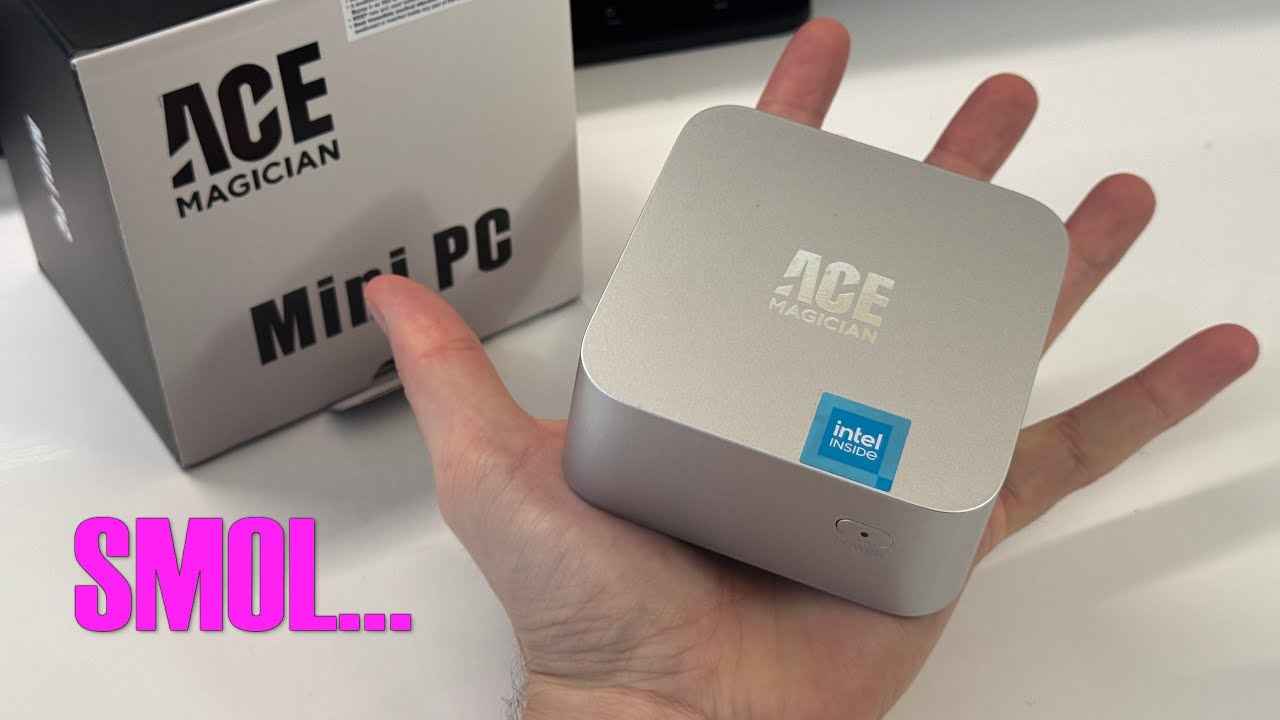 It's Absurdly Tiny ... ACEMAGICIAN T8Plus  Mini PC